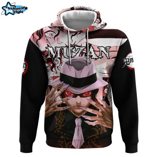 Muzan Kibutsuji Demon Slayer Hoodie Anime Mix Manga Style