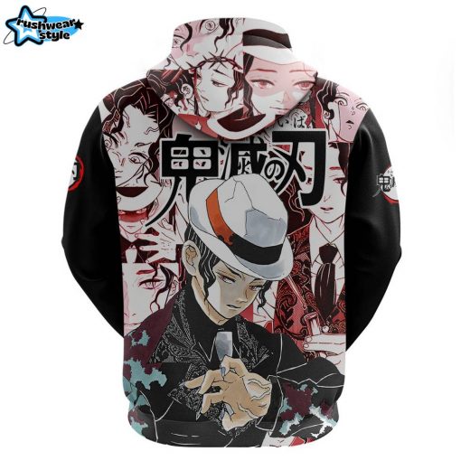 Muzan Kibutsuji Demon Slayer Hoodie Anime Mix Manga Style