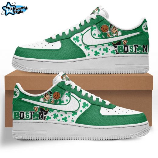 Premium Boston Celtics Air Force 1 Sneaker 106351