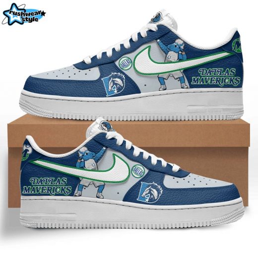 Premium Dallas Mavericks Air Force 1 Sneaker 106343