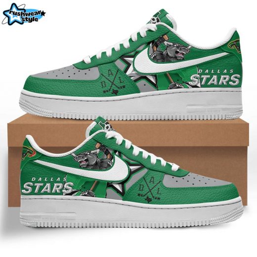 Premium Dallas Stars Air Force 1 Sneaker 106349