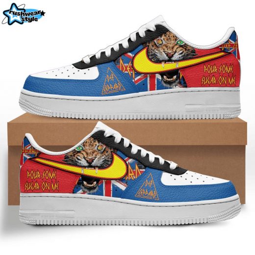 Premium Def Leppard Air Force 1 Sneaker 106341