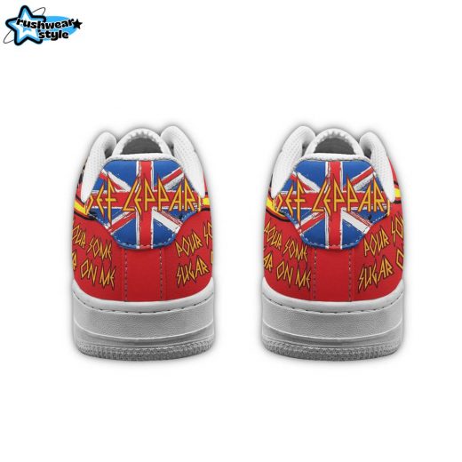 Premium Def Leppard Air Force 1 Sneaker 106341