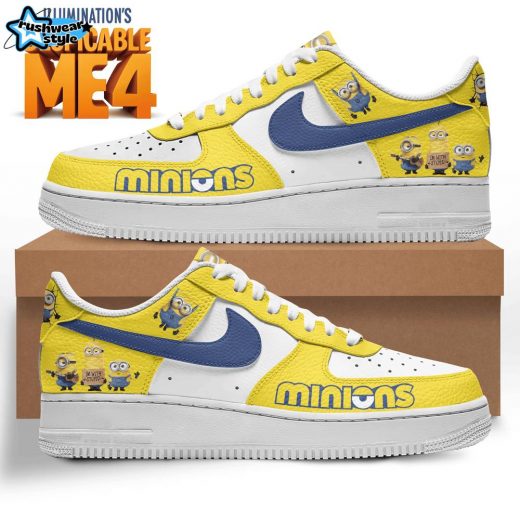 Premium Despicable Me Minions Air Force 1 Sneaker 106357