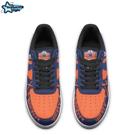 Premium Edmonton Oilers Air Force 1 Sneaker 106350