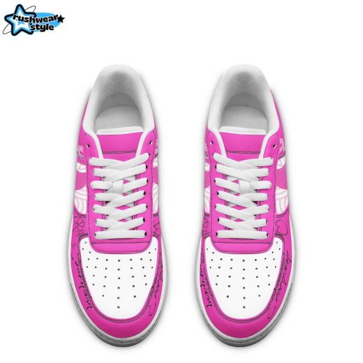 Premium Pink Air Force 1 Sneaker 106336