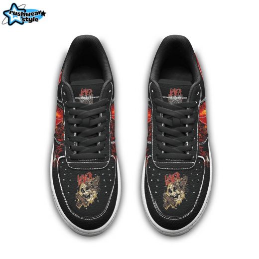 Premium Slayer Band Air Force 1 Sneaker 106380