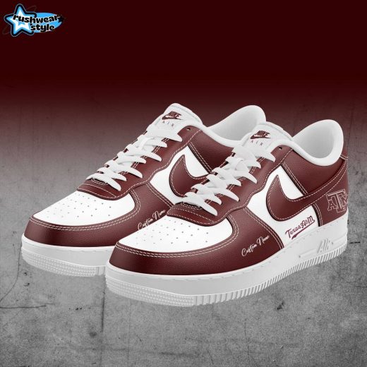 Premium Texas A&M Baseball For Fans Air Force 1 Sneaker 106387