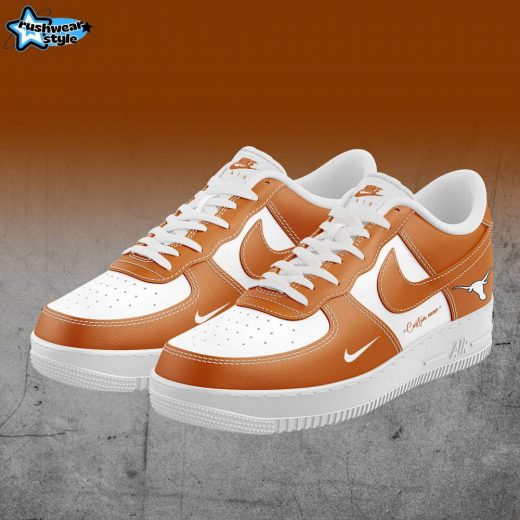 Premium Texas Longhorns Football Air Force 1 Sneaker 106386