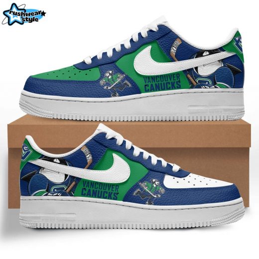 Premium Vancouver Canucks Air Force 1 Sneaker 106358