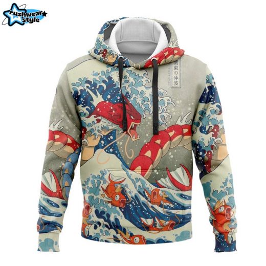 Red gyarados Pokemon Hoodie