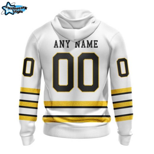 NHL Boston Bruins 2023-2024 Centennial Away Hoodie – Anniversary Edition