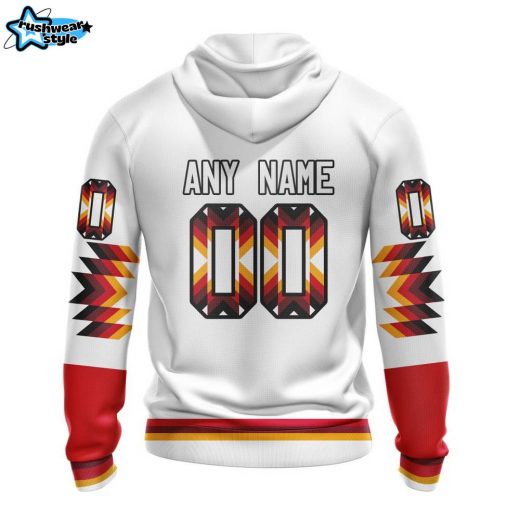 NHL Calgary Flames Native Pattern Design Hoodie ST2302 – Heritage Collection