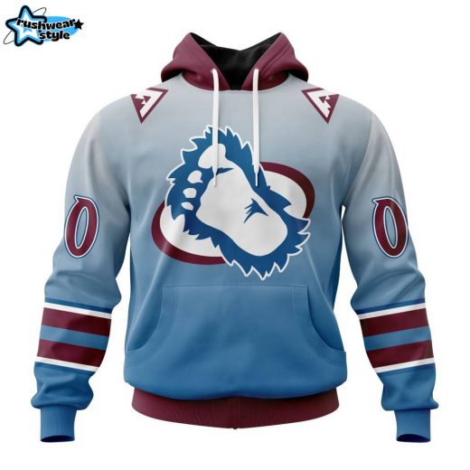 NHL Colorado Avalanche Retro Gradient Design Hoodie ST2202 – Exclusive Edition