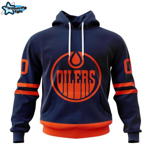 NHL Edmonton Oilers 2023 Personalized Alternate Hoodie – Custom Fan Apparel