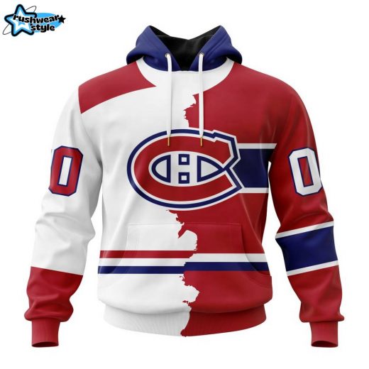 NHL Montreal Canadiens Personalized 2023 Home & Away Mix Hoodie – Official Fan Apparel