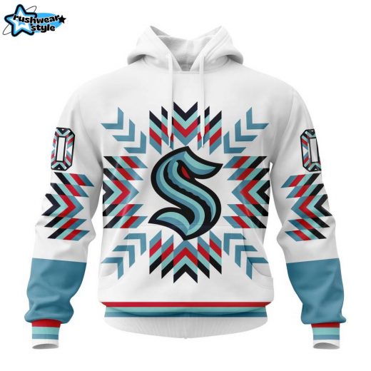 NHL Seattle Kraken Native Pattern Design Hoodie ST2302 – Unique Fan Gear