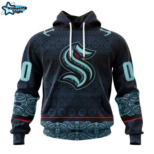 NHL Seattle Kraken Native Pattern Design Hoodie ST2303 – Unique Fan Apparel