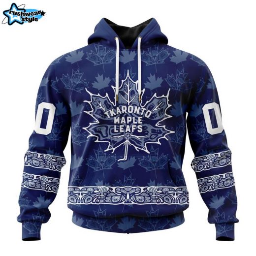 NHL Toronto Maple Leafs Native Pattern Design Hoodie ST2303 – Heritage Edition