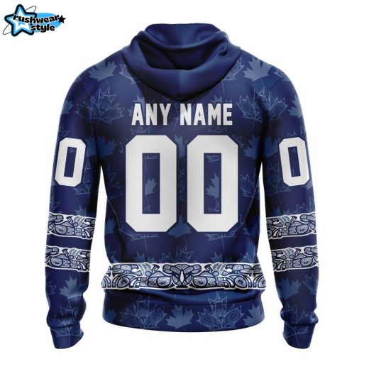 NHL Toronto Maple Leafs Native Pattern Design Hoodie ST2303 – Heritage Edition