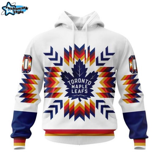 NHL Toronto Maple Leafs Special Native Pattern Hoodie ST2302 – Heritage Collection