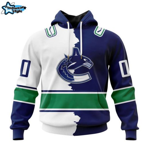 NHL Vancouver Canucks Personalized 2023 Home & Away Mix Hoodie – Custom Fan Gear