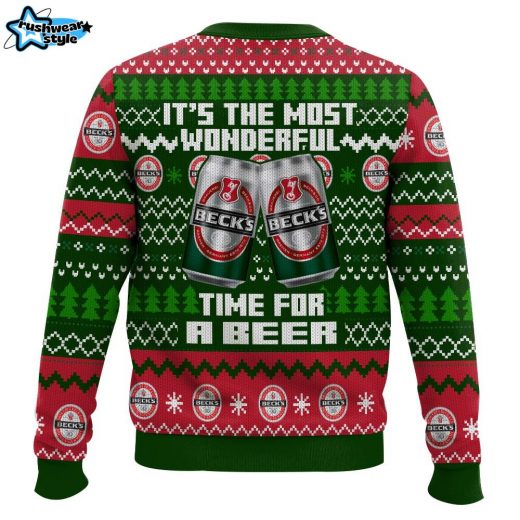 Beck’s It’s the Most Wonderful time for a Beer Ugly Sweater