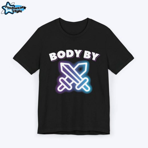 Body by Gaming Fitness T-shirt – Fitness & Gaming Fusion Tee