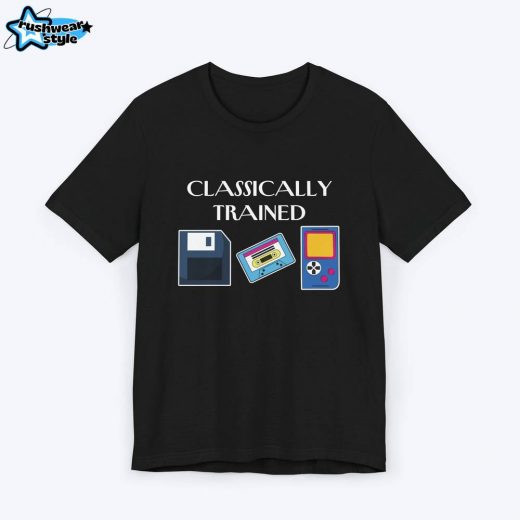 Classically Trained Retro Gamer T-shirt – Vintage Gaming T-shirt