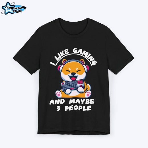 Corgi Gamer Club T-shirt – Cute Dog & Gaming-Themed Tee