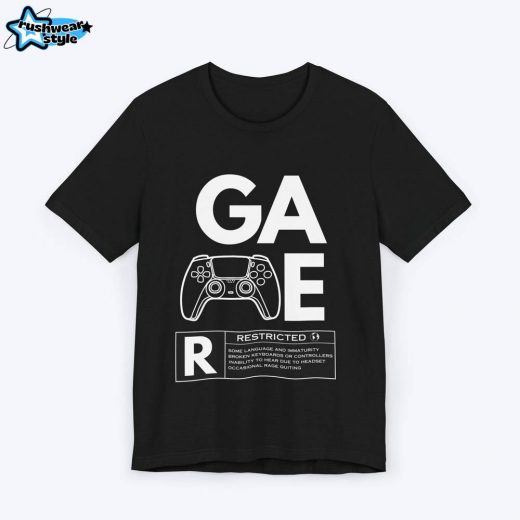 Gamer Restricted Zone T-shirt – Ultimate Tee for Hardcore Gamers