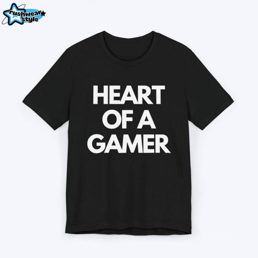 Heart of a Gamer T-shirt – Show Your Passion for Gaming