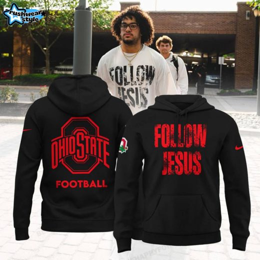 Limited Edition JESUS WON – OHIO STATE Football Black Hoodie 2024 -Follow Jesus