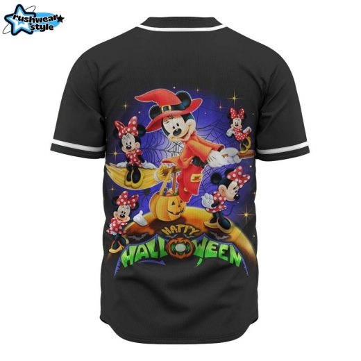 Mickey Mouse with Friends Happy Halloween Baseball Jersey, Disney Halloween Baseball Jersey, Halloween Baseball Jersey