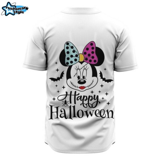 Minnie Happy Halloween Baseball Jersey, Disney Halloween Baseball Jersey, Halloween Baseball Jersey