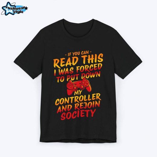 Paused for Reality Gamer T-shirt – Unique Tee for Gamers Who Pause