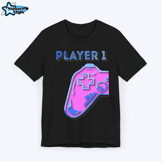 Player One Ready Gaming T-shirt – Tee for First-Person Gamers