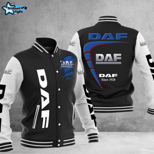 DAF DMHJ0018 Full Color Men’s Jacket – Heavy-Duty Trucking Enthusiast Gear