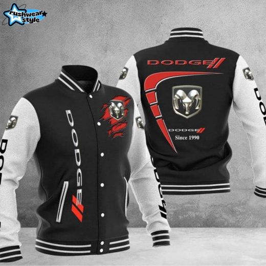 Dodge DMHJ0019 Full Color Performance Muscle Car Jacket – Power and Speed Gear