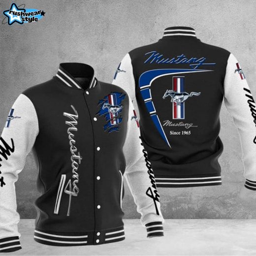 Ford Mustang DMHJ0023 Full Color Classic Muscle Car Jacket – American Legend Wear