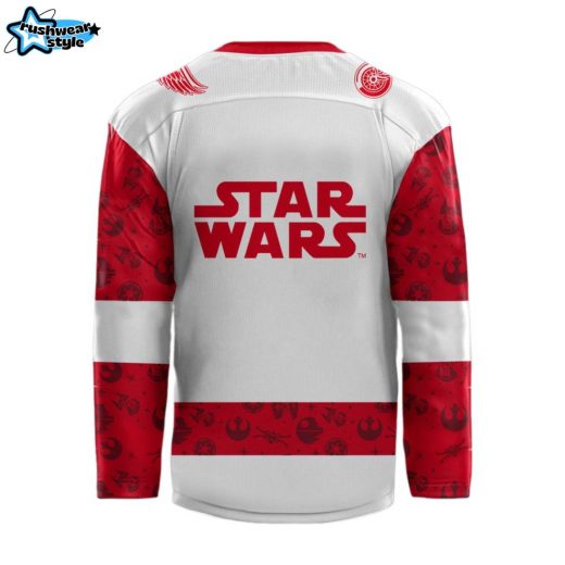 2024 Detroit Red Wings x Star Wars Night Hockey Jersey