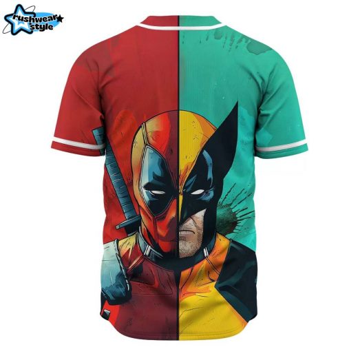 Deadpool and Wolverine Marvels Baseball Jersey