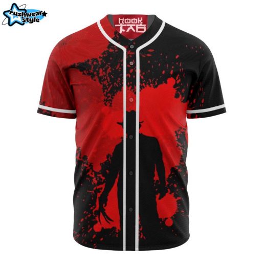 Freddy Krueger Baseball Jersey, A Nightmare on Elm Street Baseball Jersey, Halloween Baseball Jersey