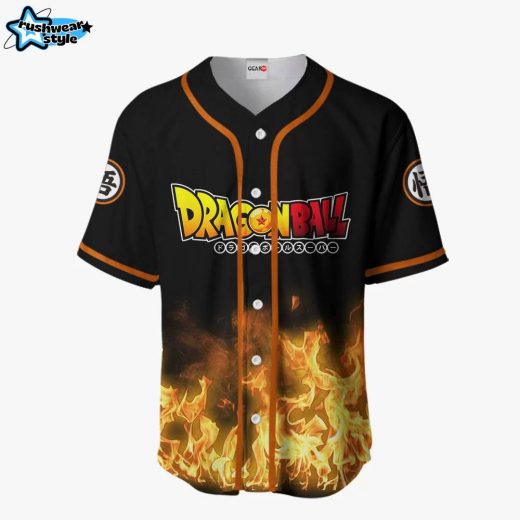 Goku Anime Dragon Ball Z Otaku Cosplay Shirt Anime Baseball Jersey