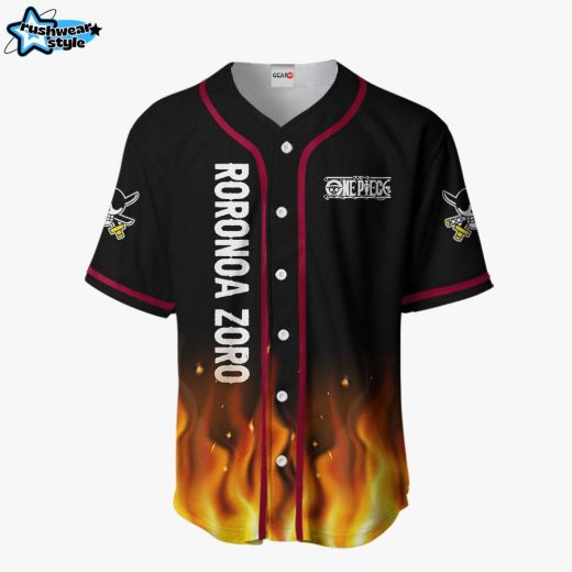 Roronoa Zoro Ashura Anime One Piece Otaku Cosplay Shirt Anime Baseball Jersey