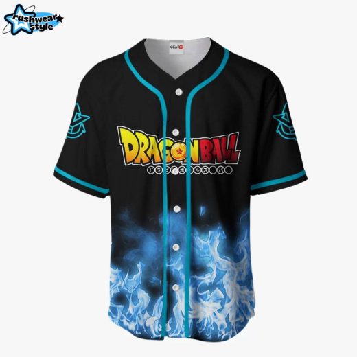 Vegeta Blue Anime Dragon Ball Z  Otaku Cosplay Shirt Anime Baseball Jersey