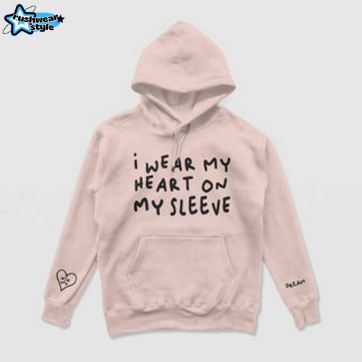 Heart On My Sleeve Hoodie (Broken Heart) – Broken Heart Emotional Expression Hoodie