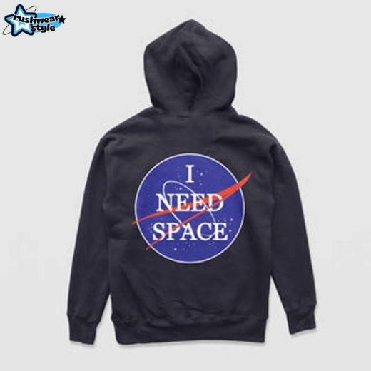 I Need Space Contrast Hoodie – Personal Space Motivational Contrast Hoodie