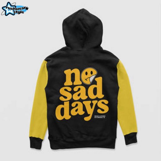 No Sad Days Color Block Hoodie – Uplifting Color Block Hoodie