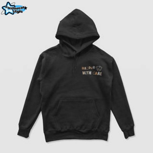 Not Fragile But Please Handle With Care Hoodie – Strong but Sensitive Motivational Hoodie